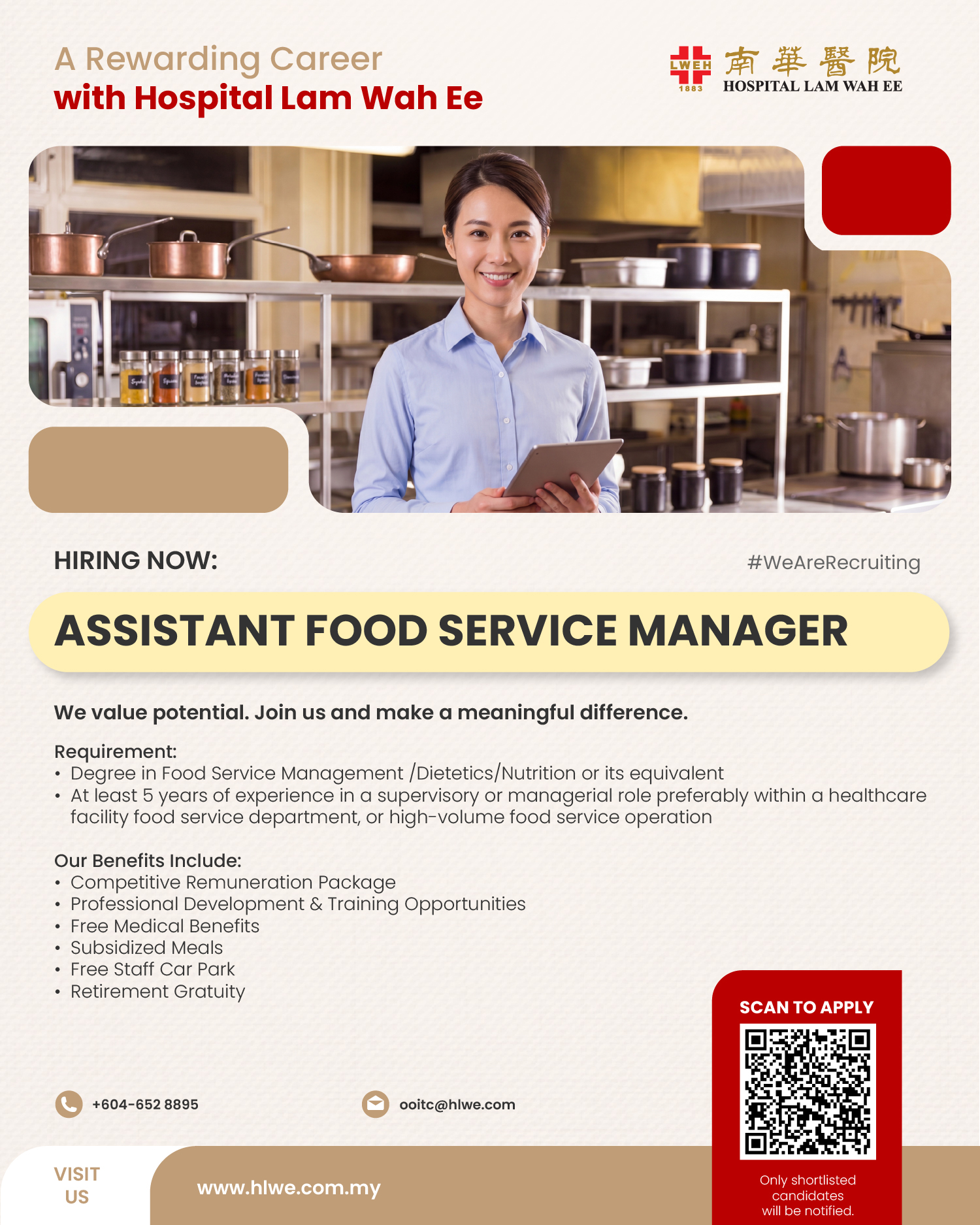 Assistant Food Service Manager